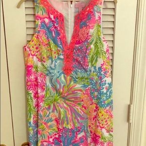Lilly Pulitzer Ryder Shift Dress in Lovers Coral